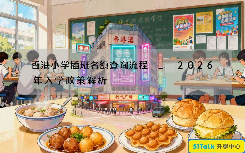 香港小学插班名额查询流程 _ 2026年入学政策解析